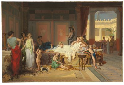 Pompei utolsó órája – A költő háza alkotó: Pierre Oliver Joseph Coomans