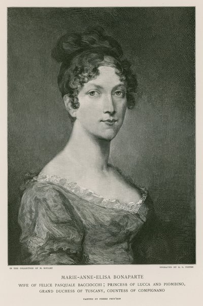 Elisa bonaparte alkotó: Pierre Paul Prudhon