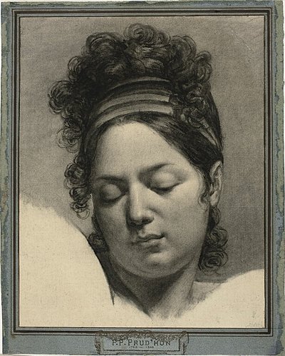 Egy nő feje alkotó: Pierre Paul Prud