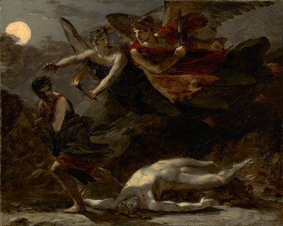 Igazságosság és isteni bosszú üldözése a bűnözésben, 1805-6 alkotó: Pierre Paul Prudhon