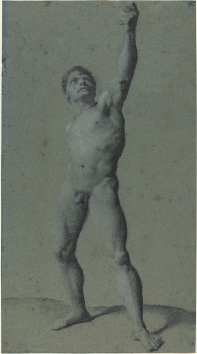 Férfi akttanulmány alkotó: Pierre Paul Prud
