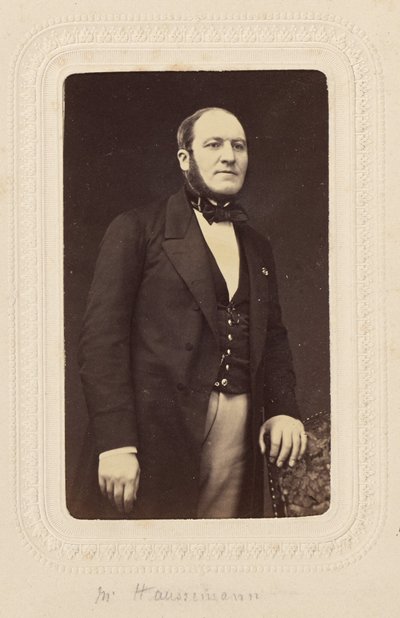 Georges Eugène Haussmann báró (1809 - 1891) alkotó: Pierre Petit