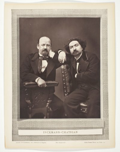 Émile Erckmann (francia író, 1822-1899) és Alexandre Chatrian (francia író, 1826-1890) alkotó: Pierre Petit