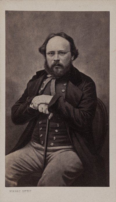 Pierre-Joseph Proudhon portréja 1809-1865, kb. 1860. alkotó: Pierre Petit