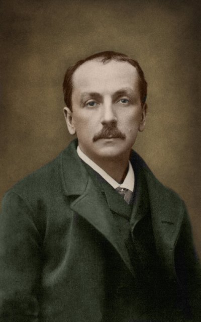 Edmond Audran (1840/1842-1901) francia zeneszerző portréja Pierre Petit felvétele. 1886 felé alkotó: Pierre Petit