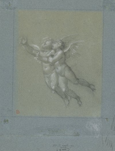 Két repülő putti alkotó: Pierre Prud