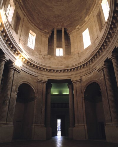 Barokk építészet: Régi Charite kápolna (1679-1707), Marseille-i kolostor, Pierre Puget (1622-1694) építész. Belső nézet. Marseille, Bouches du Rhone (Bouches-du-Rhone) (13). alkotó: Pierre Puget