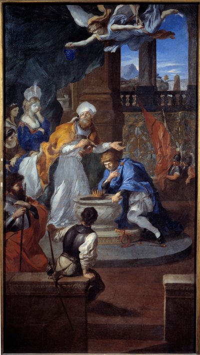 Clovis megkeresztelkedése Reimsben 496. december 25-én. Pierre Puget festménye (1620-1694) alkotó: Pierre Puget
