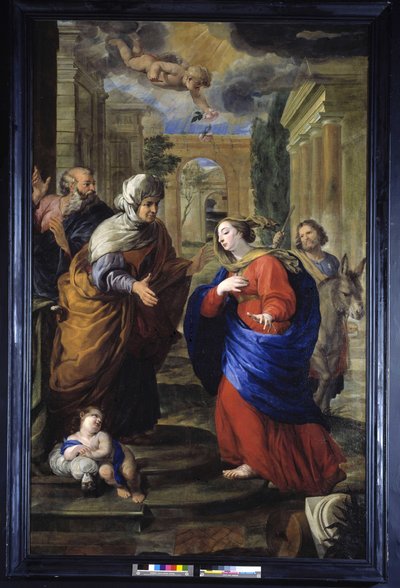 A látogatás (olaj, vászon) alkotó: Pierre Puget