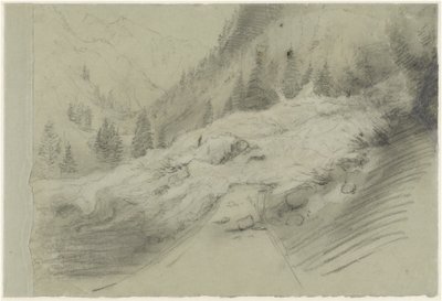 Lavina alpesi tájon alkotó: Pierre Puvis de Chavannes