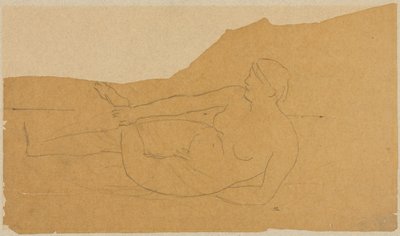 Weiblicher Akt alkotó: Pierre Puvis de Chavannes