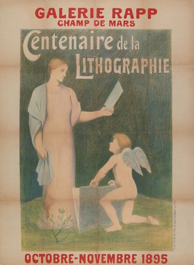 Galerie Rapp...Hundertjahrfeier der Lithographie alkotó: Pierre Puvis de Chavannes