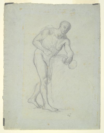 Aktfigura lombikkal alkotó: Pierre Puvis de Chavannes