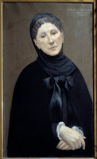 Marie Cantacuzene hercegnő, a művésznő portréja "Pierre Puvis de Chavannes festménye alkotó: Pierre Puvis de Chavannes