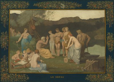 Pihenés alkotó: Pierre Puvis de Chavannes