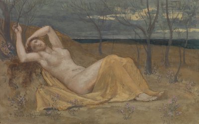 Tamaris, kb. 1886-87. alkotó: Pierre Puvis de Chavannes