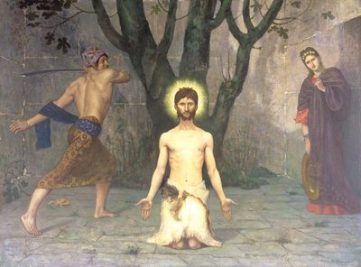 Keresztelő Szent János lefejezése, 1869 alkotó: Pierre Puvis de Chavannes