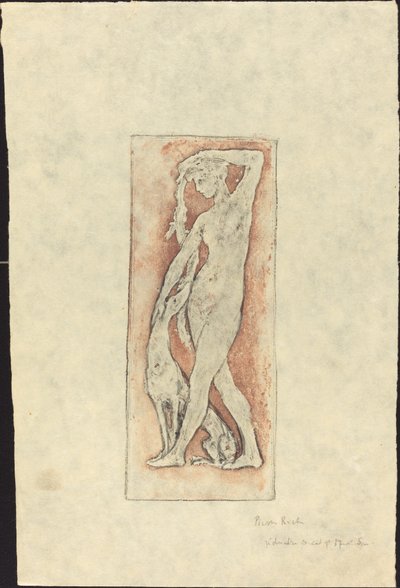Diane au levrier (Diana és egy agár) alkotó: Pierre Roche