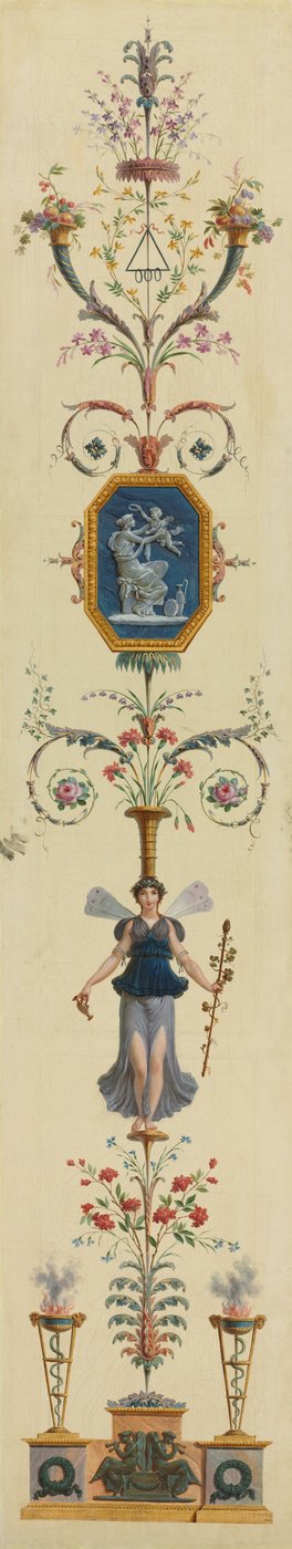 Dísztábla, 1790-es évek. alkotó: Pierre Rousseau