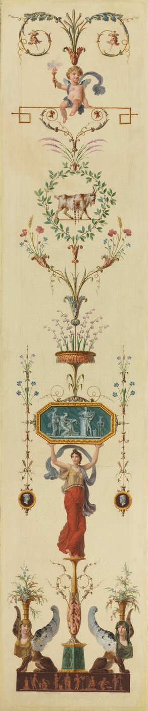 Dísztábla, 1790-es évek. alkotó: Pierre Rousseau