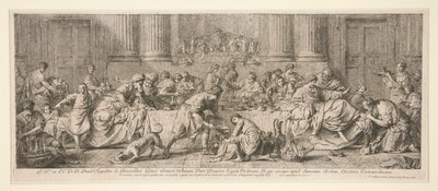 La Madeleine aux pieds de J?sus (A lakoma Simon farizeus házában) alkotó: Pierre Subleyras