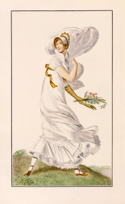 Chiffon Promenade ruha, 1812 alkotó: Pierre de La Mesangere