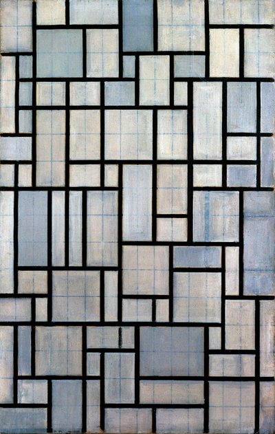 Kompozíció a 2. ráccsal, 1915 alkotó: Piet Mondrian