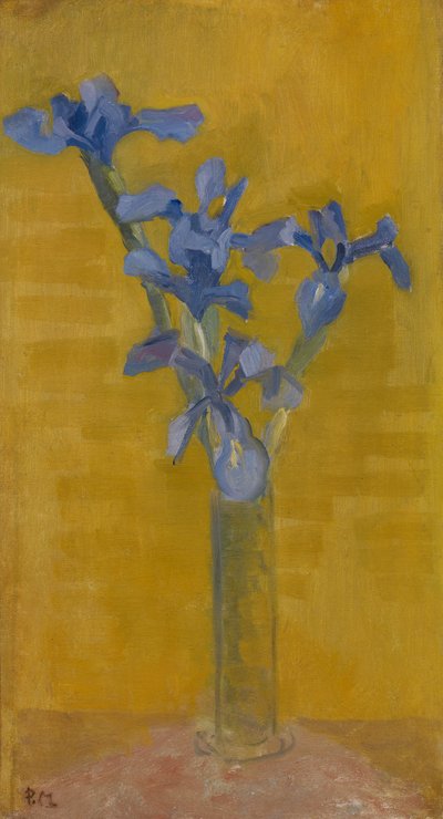 Íriszek, 1910 körül (olaj, vászon) alkotó: Piet Mondrian