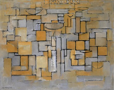 1913. évi 4. kompozíció XV. számú festmény II. alkotó: Piet Mondrian