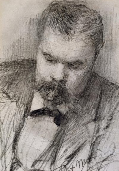 Frits Mondrian portréja, 1898, alkotó: Piet Mondrian