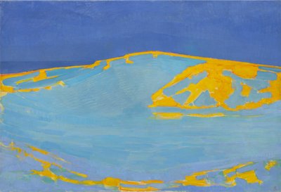 Tengeri táj, 1909. alkotó: Piet Mondrian