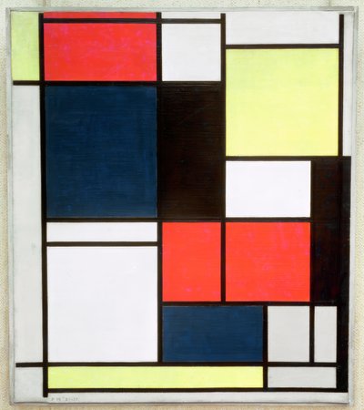 táblázat II alkotó: Piet Mondrian