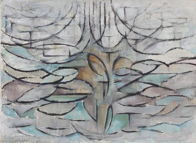 A virágzó almafa, 1912. alkotó: Piet Mondrian