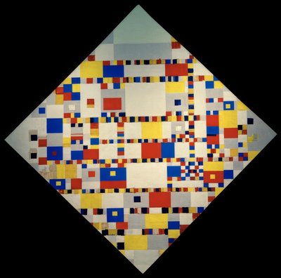 Győzelem Boogie Woogie alkotó: Piet Mondrian