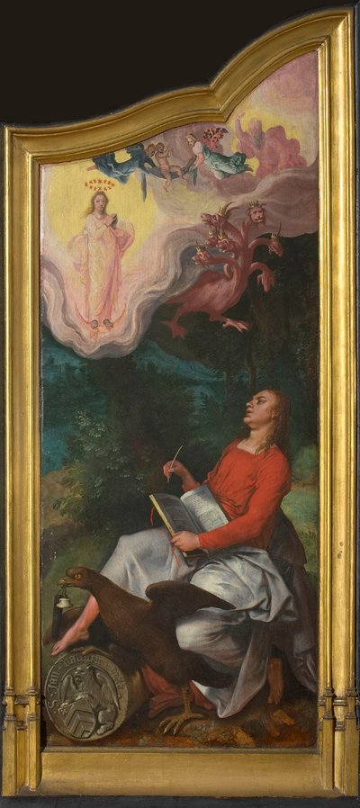 Jan van der Biest Triptichon jobb oldali panel. alkotó: Pieter Aertsen