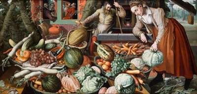Piaci jelenet, 1569 alkotó: Pieter Aertsen