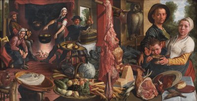 A kövér konyha. Egy allegória alkotó: Pieter Aertsen
