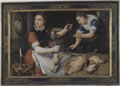 Két főző nő alkotó: Pieter Aertsen
