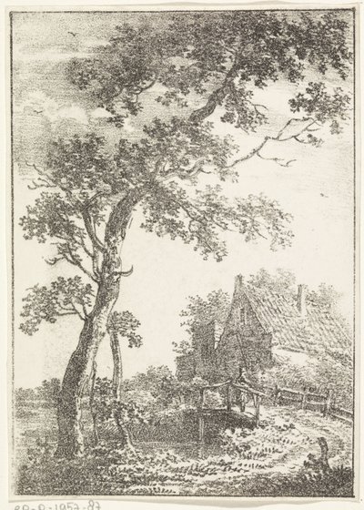 Táj fa, híd és ház alkotó: Pieter Bartholomeusz. Barbiers