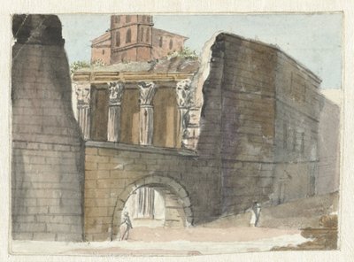 Római romok alkotó: Pieter Bartholomeusz. Barbiers