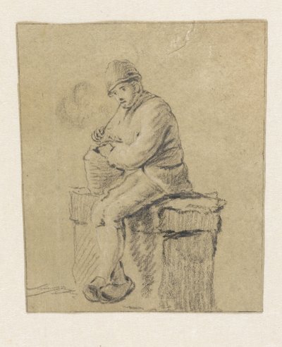ülő paraszt alkotó: Pieter Bartholomeusz. Barbiers