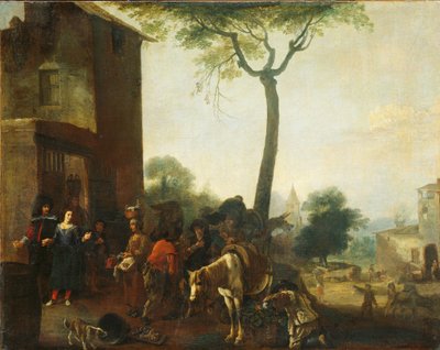 A szőlő betakarítása alkotó: Pieter Bodding van Laer (manner of)