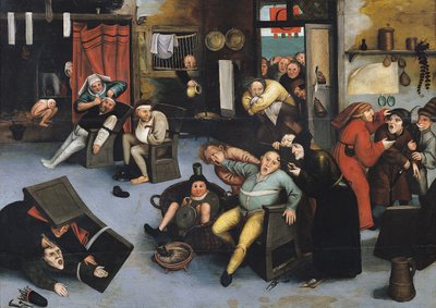 Az őrület kövének kivágása vagy fejművelet alkotó: Pieter Bruegel the Elder