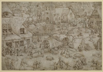 Vidámpark Hobokenben, 1559 alkotó: Pieter Bruegel the Elder