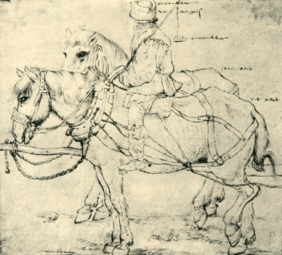 Lovas és két ló, 1559-1563, 1943. alkotó: Pieter Bruegel the Elder
