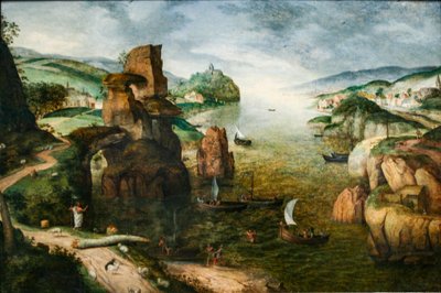 Krisztus és az apostolok a Galileai-tónál alkotó: Pieter Brueghel the Elder