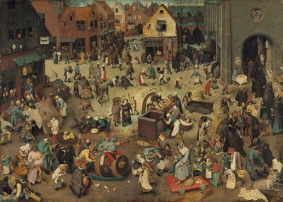 Német: Kampf zwischen Fasching und Fasten A farsang és a nagyböjt közötti küzdelem alkotó: Pieter Brueghel the Elder
