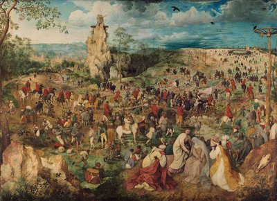 Német: Kreuztragung Christi A Golgotai körmenet alkotó: Pieter Brueghel the Elder
