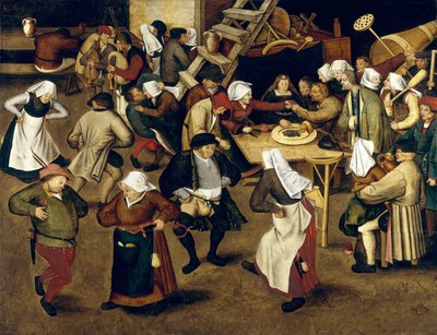 Paraszt esküvő alkotó: Pieter Brueghel the Younger