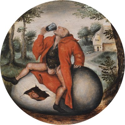 A részeg egy tojáson. alkotó: Pieter Brueghel the Younger